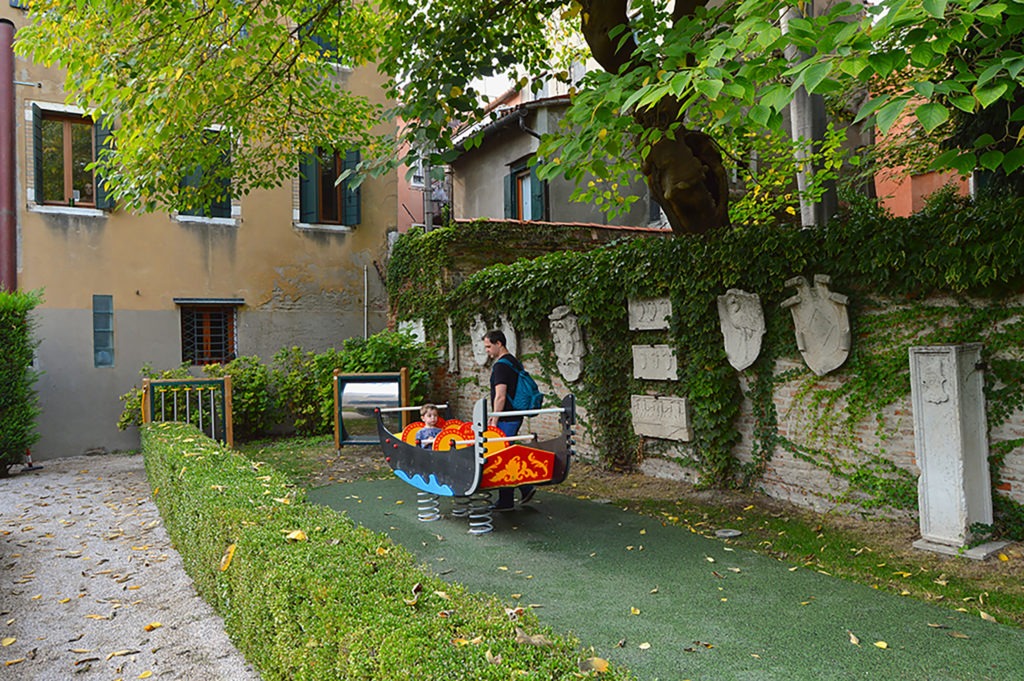 Playground secreto no Ca' Rezzonico em Veneza